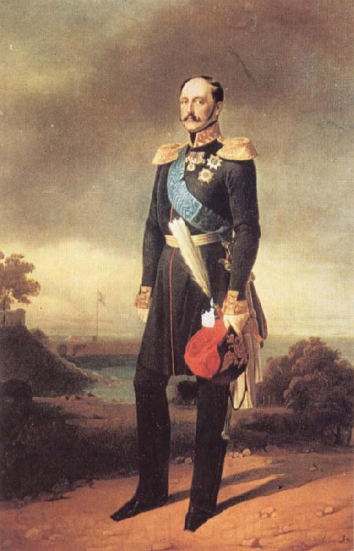 unknow artist Portrait of Nicholas I Spain oil painting art